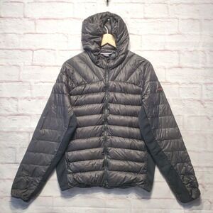 Westcomb Down Puffer Jacket Mens Small Black Pertex Quantum Fill Hooded Canada